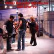 Setting up for TV solo performance