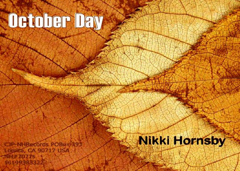 2012 Single CD cover "October Day" by Nikki Hornsby